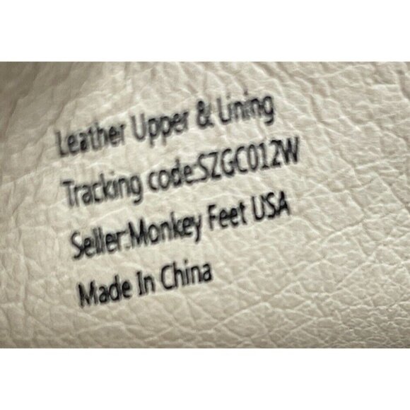 Monkey Feet Metallic Bronze Copper Lace UP Moccasin Leather Boots Womens Size 10 - Picture 9 of 9